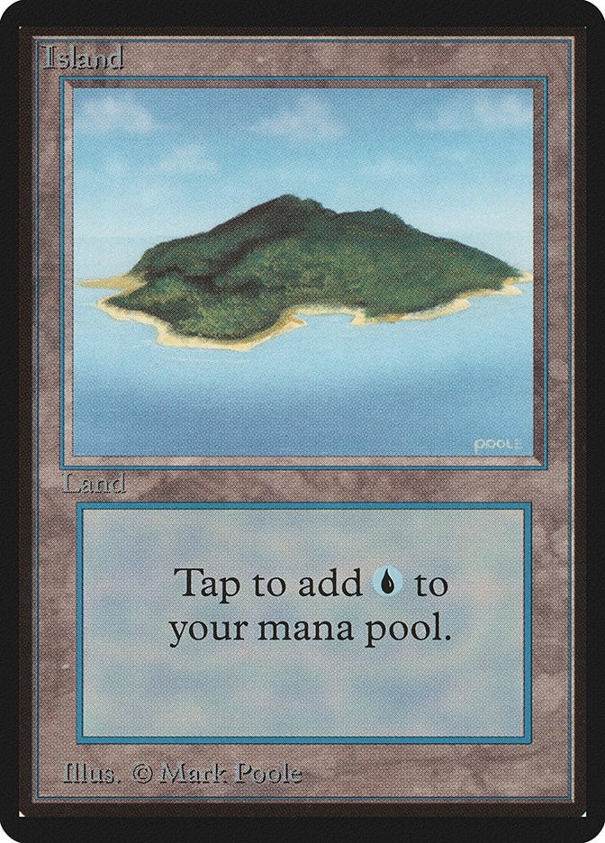 Image for Island (B) (Beta Edition) - Magic: The Gathering