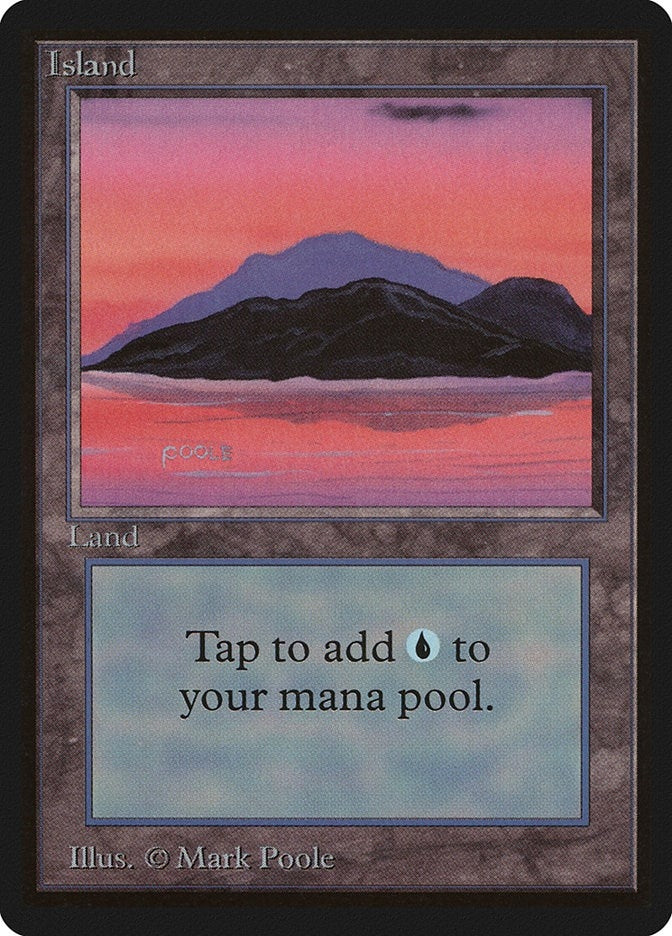 Image for Island (C) (Beta Edition) - Magic: The Gathering