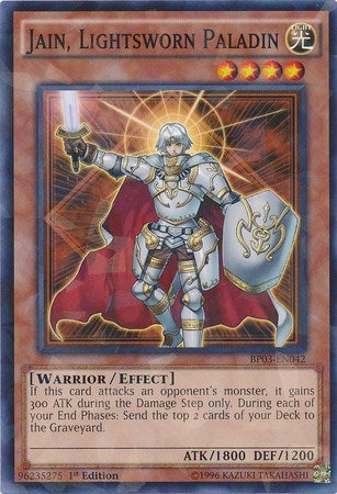 Image for Jain, Lightsworn Paladin (Shatterfoil) (Battle Pack 3: Monster League) (BP03-EN042) - YuGiOh