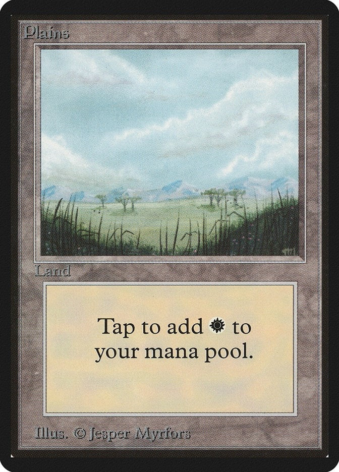 Image for Plains (B) (Beta Edition) - Magic: The Gathering
