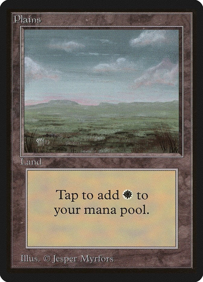 Image for Plains (C) (Beta Edition) - Magic: The Gathering