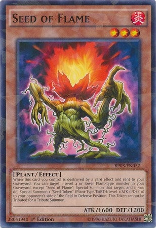 Image for Seed of Flame (Shatterfoil) (Battle Pack 3: Monster League) (BP03-EN052) - YuGiOh