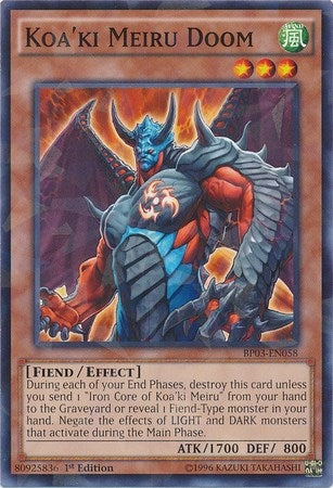 Image for Koa'ki Meiru Doom (Shatterfoil) (Battle Pack 3: Monster League) (BP03-EN058) - YuGiOh