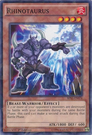 Image for Rhinotaurus (Shatterfoil) (Battle Pack 3: Monster League) (BP03-EN076) - YuGiOh