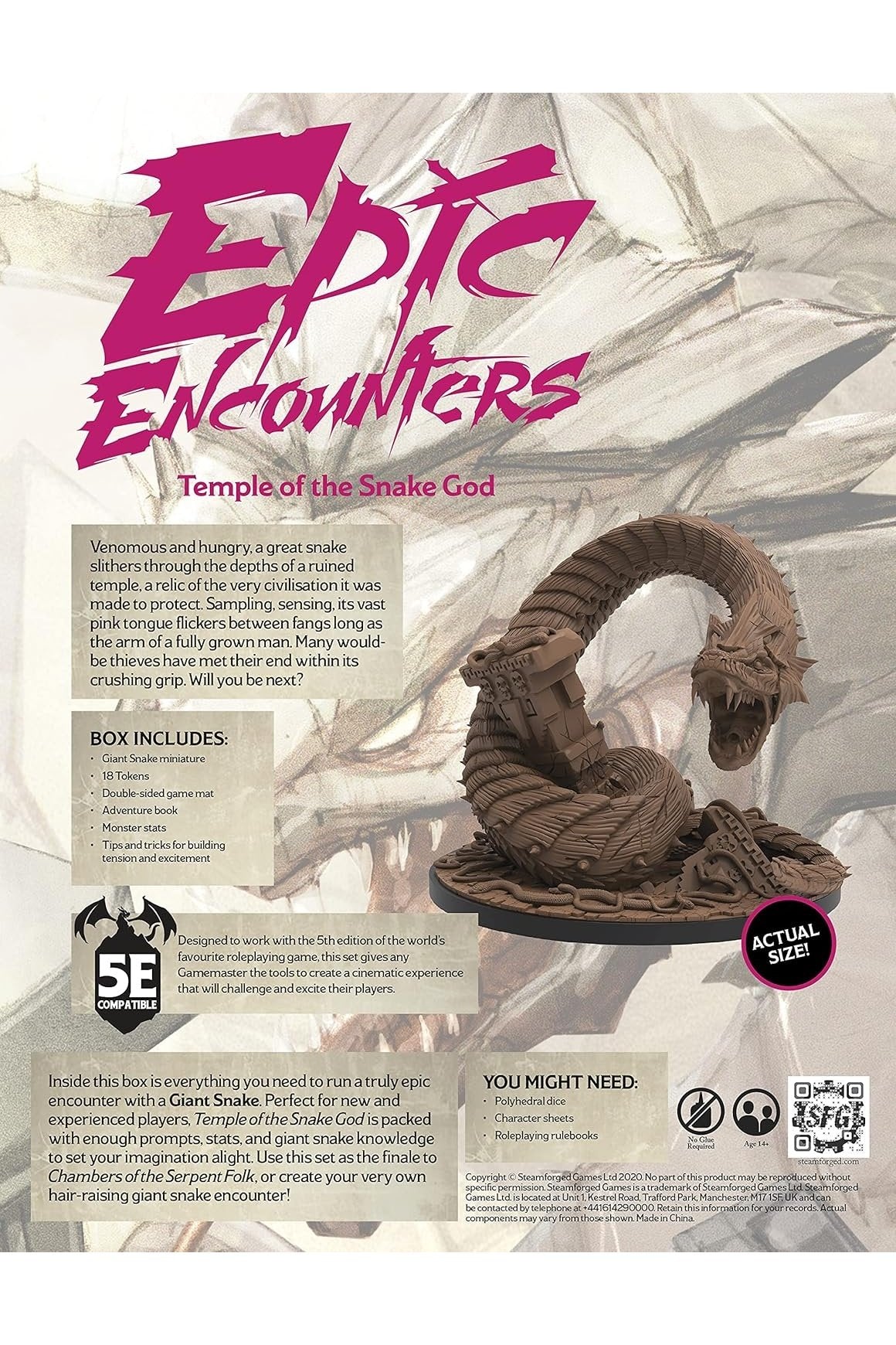 Epic Encounters: Temple of the Snake God - D&D