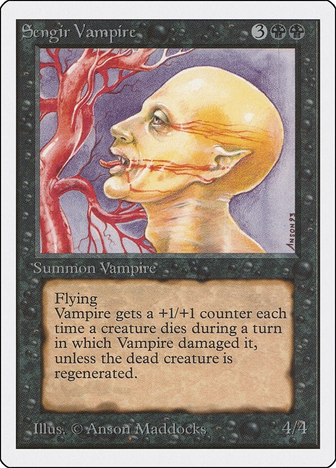 Image for Sengir Vampire (Unlimited Edition) - Magic: The Gathering