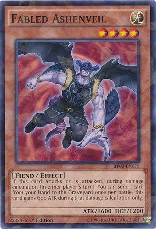 Image for Fabled Ashenveil (Shatterfoil) (Battle Pack 3: Monster League) (BP03-EN079) - YuGiOh