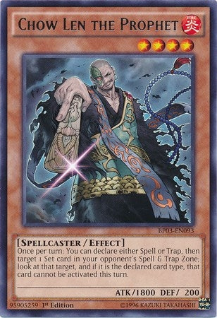 Image for Chow Len the Prophet (Battle Pack 3: Monster League) (BP03-EN093) - YuGiOh