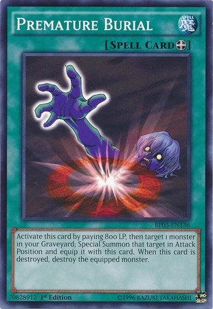 Image for Premature Burial (Battle Pack 3: Monster League) (BP03-EN136) - YuGiOh