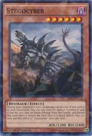 Image for Stegocyber (Shatterfoil) (Battle Pack 3: Monster League) (BP03-EN114) - YuGiOh