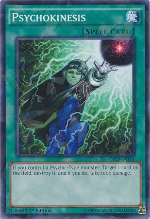 Image for Psychokinesis (Shatterfoil) (Battle Pack 3: Monster League) (BP03-EN161) - YuGiOh