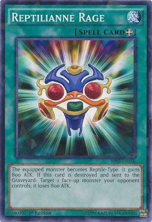Image for Reptilianne Rage (Shatterfoil) (Battle Pack 3: Monster League) (BP03-EN166) - YuGiOh