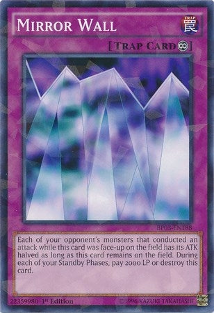 Image for Mirror Wall (Shatterfoil) (Battle Pack 3: Monster League) (BP03-EN188) - YuGiOh