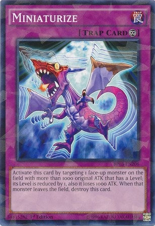Image for Miniaturize (Shatterfoil) (Battle Pack 3: Monster League) (BP03-EN206) - YuGiOh