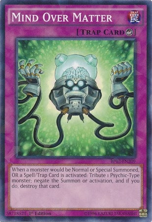 Image for Mind Over Matter (Shatterfoil) (Battle Pack 3: Monster League) (BP03-EN209) - YuGiOh