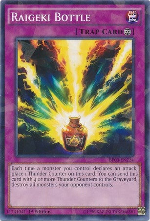 Image for Raigeki Bottle (Shatterfoil) (Battle Pack 3: Monster League) (BP03-EN224) - YuGiOh