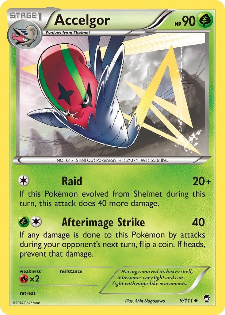Image for Accelgor (XY - Furious Fists) (9/111) - Pokemon