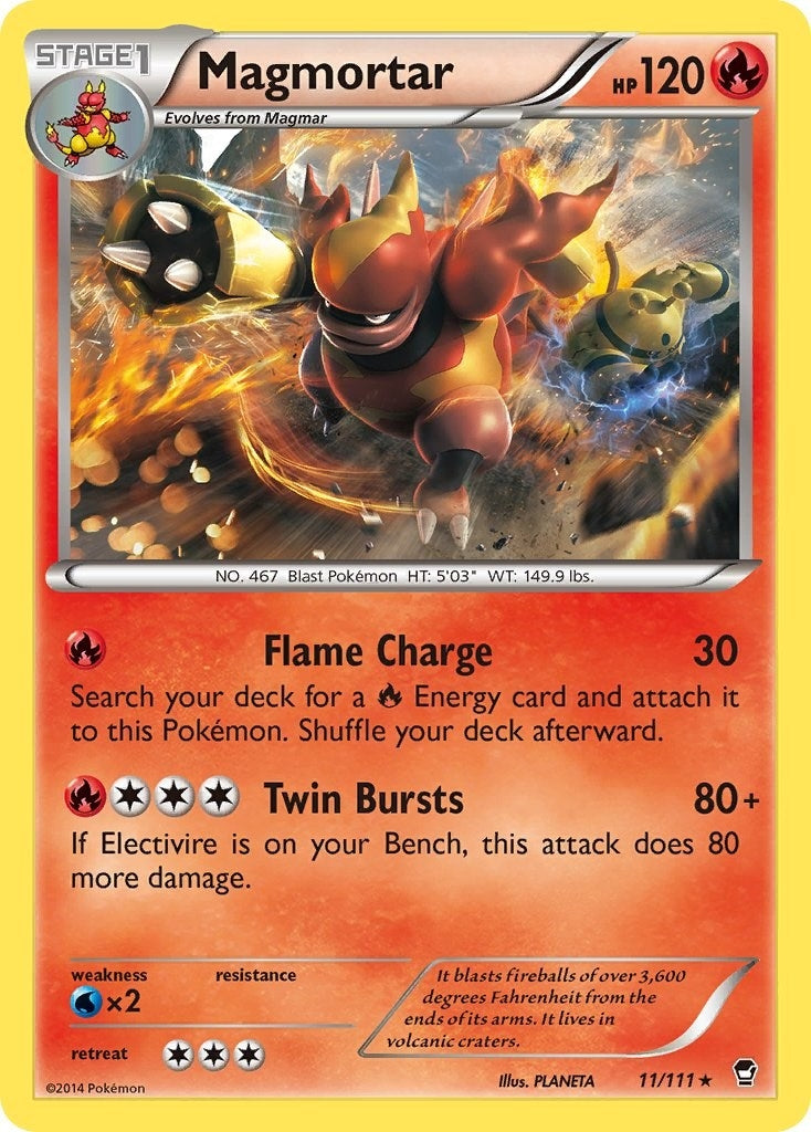 Image for Magmortar (XY - Furious Fists) (11/111) - Pokemon