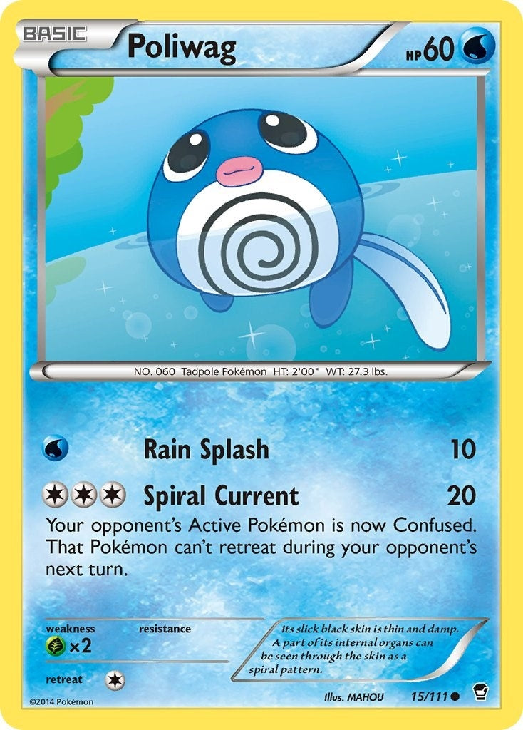 Image for Poliwag (XY - Furious Fists) (15/111) - Pokemon