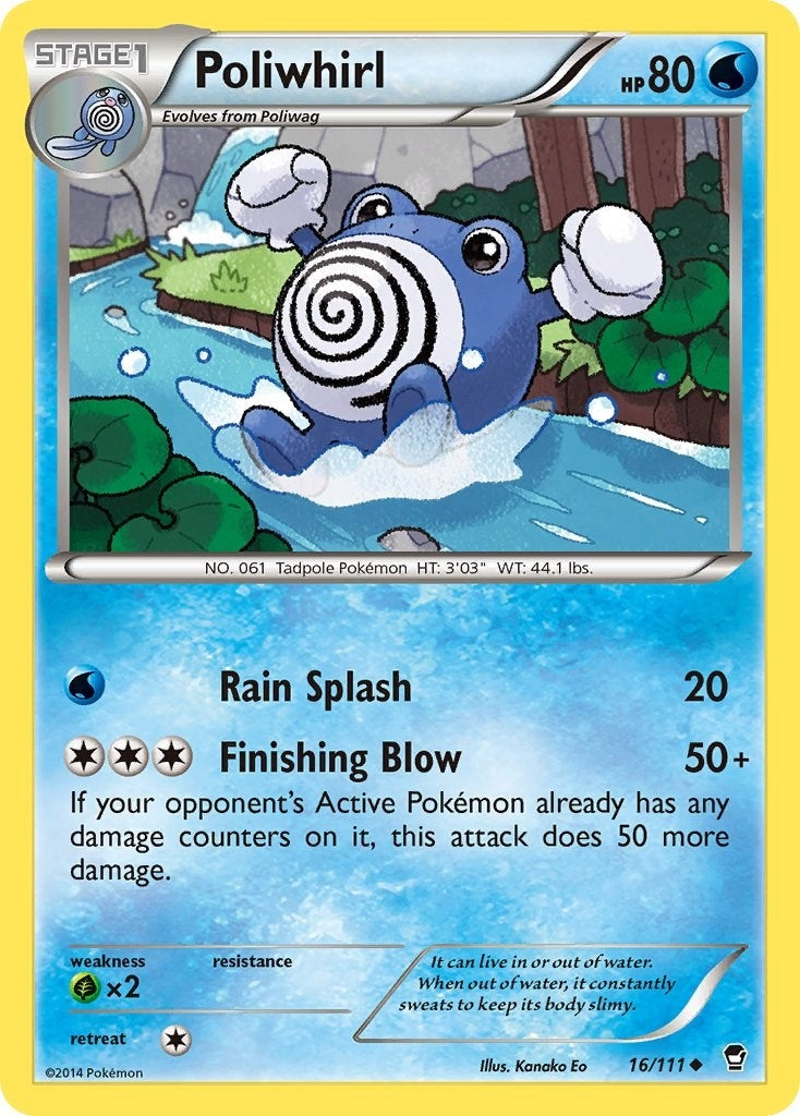 Image for Poliwhirl (XY - Furious Fists) (16/111) - Pokemon