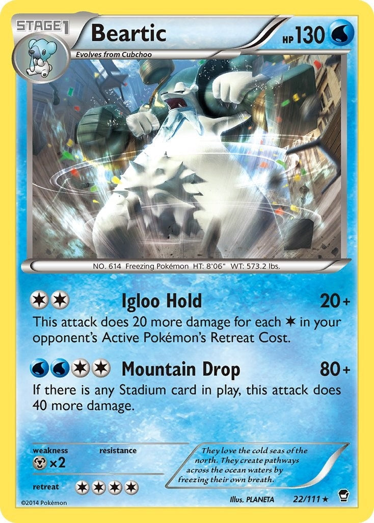 Image for Beartic (XY - Furious Fists) (22/111) - Pokemon