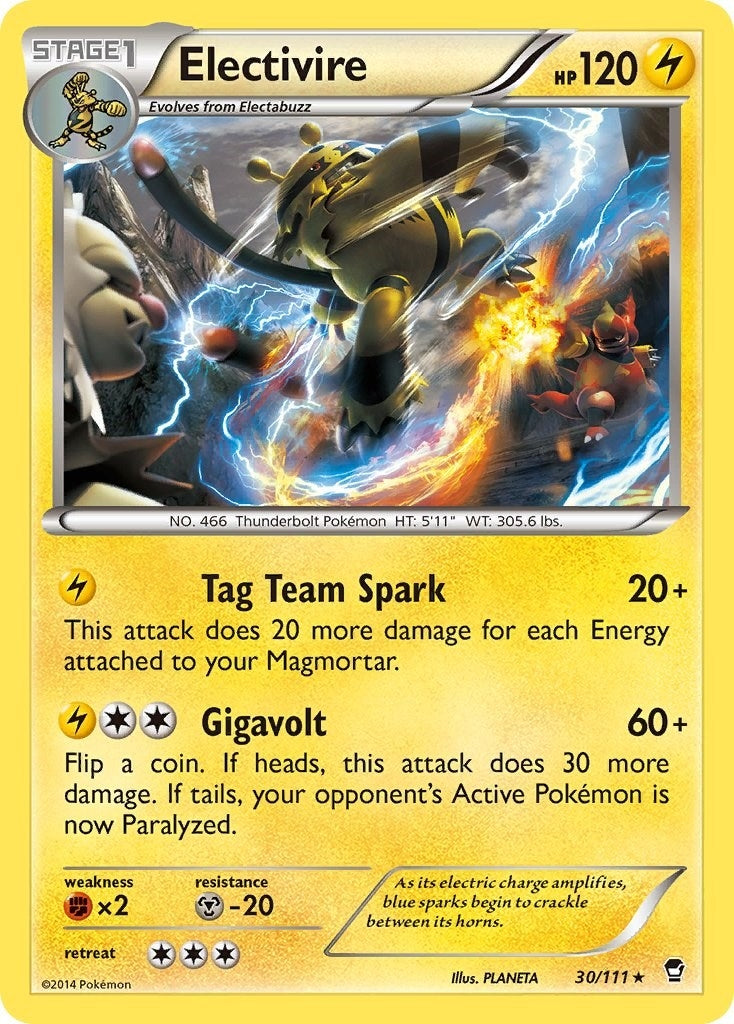 Image for Electivire (XY - Furious Fists) (30/111) - Pokemon