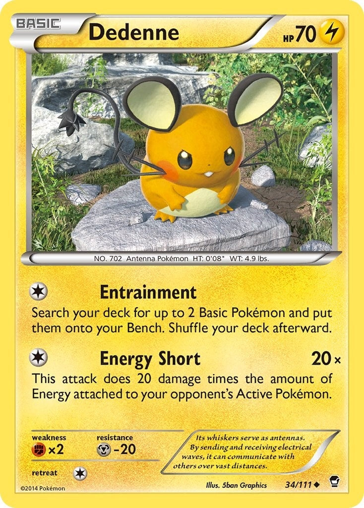 Image for Dedenne (XY - Furious Fists) (34/111) - Pokemon