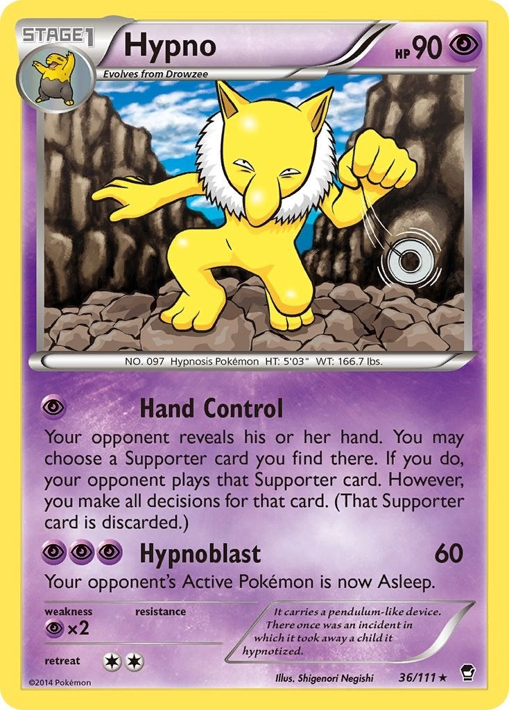 Image for Hypno (XY - Furious Fists) (36/111) - Pokemon
