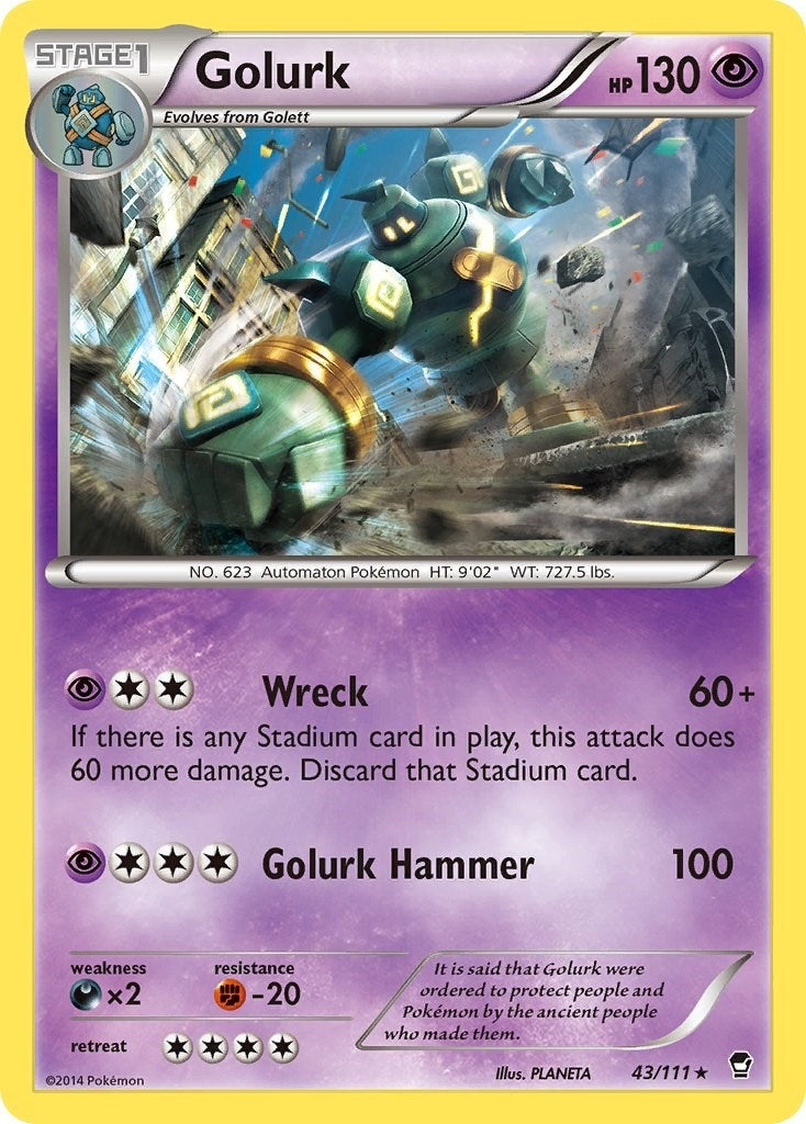 Image for Golurk (XY - Furious Fists) (43/111) - Pokemon