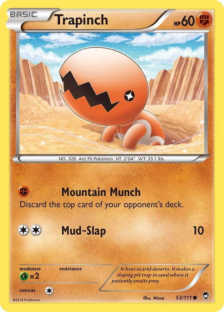Image for Trapinch (XY - Furious Fists) (53/111) - Pokemon