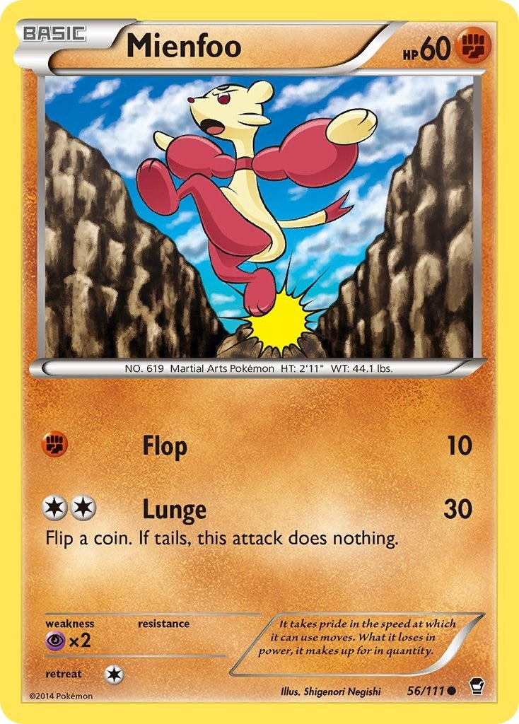 Image for Mienfoo (XY - Furious Fists) (56/111) - Pokemon