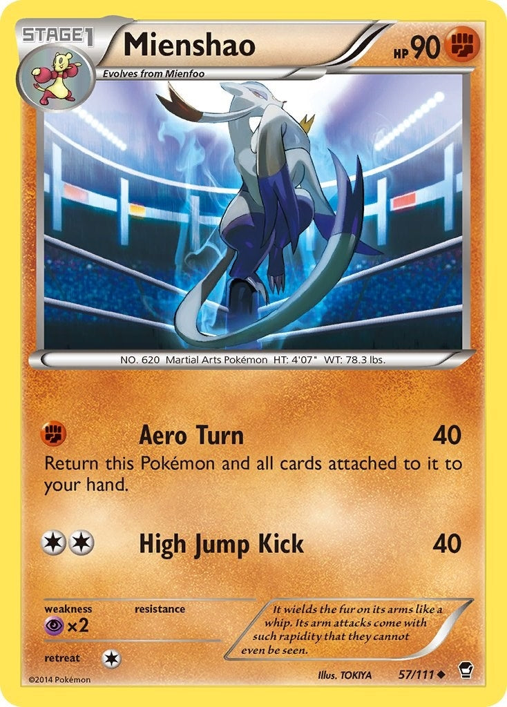 Image for Mienshao (XY - Furious Fists) (57/111) - Pokemon