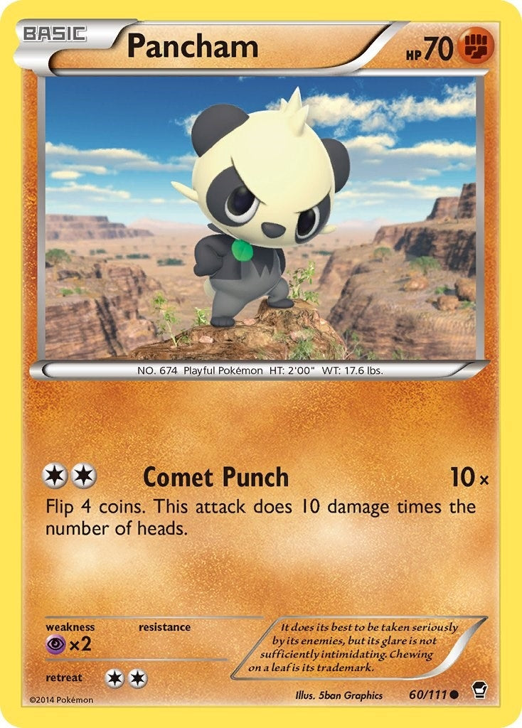 Image for Pancham (60) (XY - Furious Fists) (60/111) - Pokemon