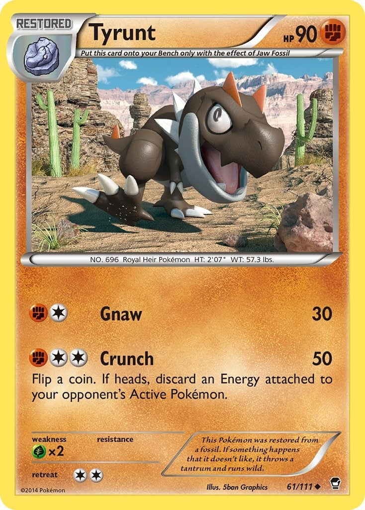 Image for Tyrunt (XY - Furious Fists) (61/111) - Pokemon
