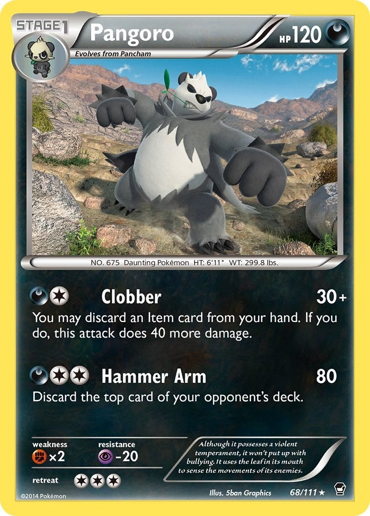Image for Pangoro (XY - Furious Fists) (68/111) - Pokemon