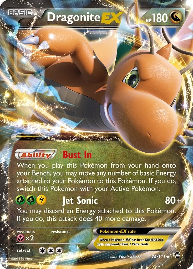 Image for Dragonite EX (XY - Furious Fists) (74/111) - Pokemon