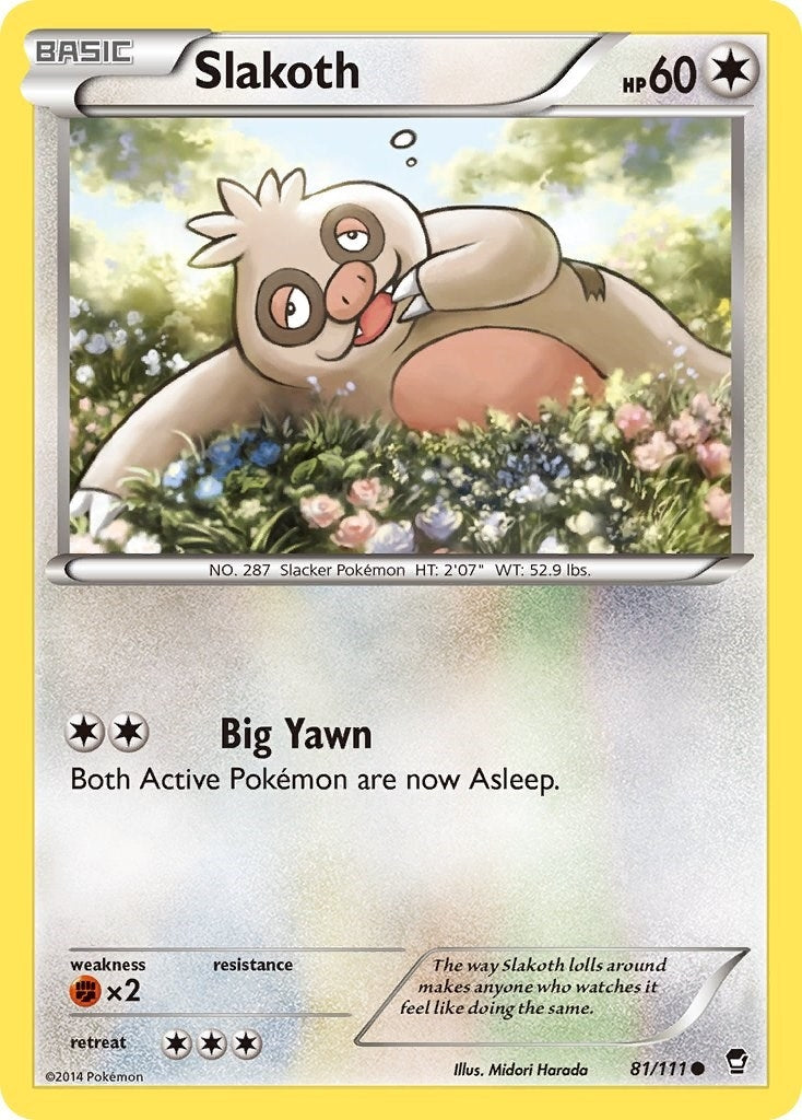 Image for Slakoth (XY - Furious Fists) (81/111) - Pokemon