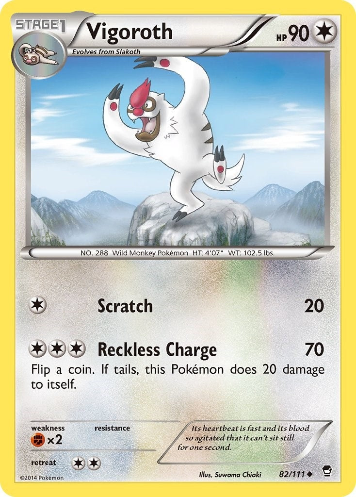 Image for Vigoroth (XY - Furious Fists) (82/111) - Pokemon