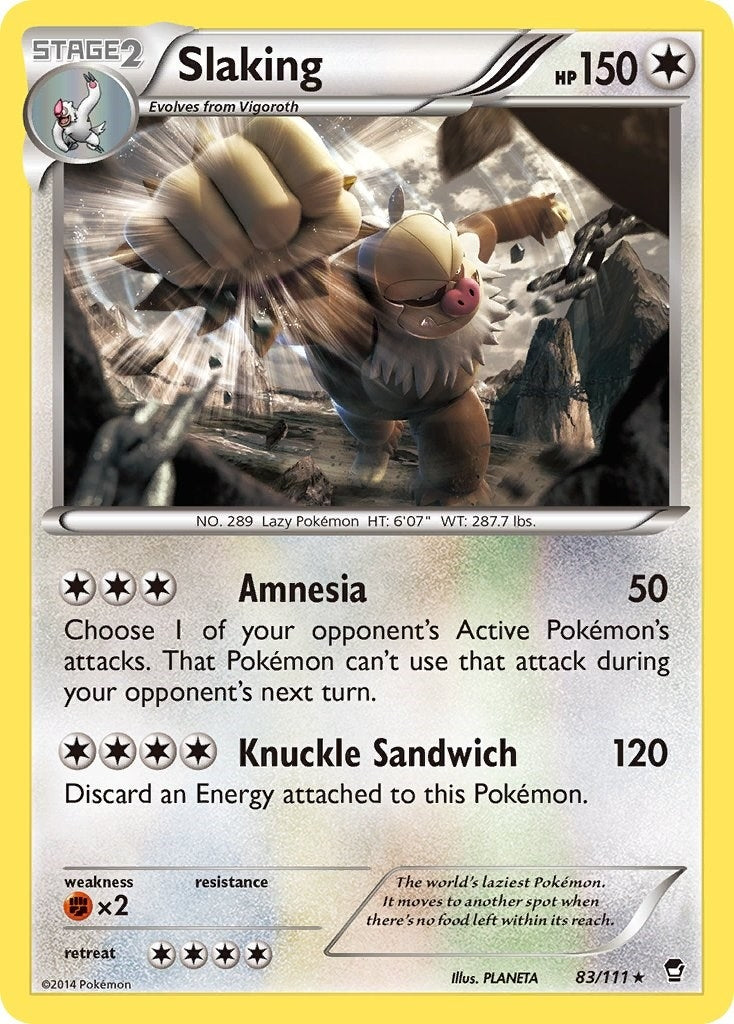 Image for Slaking (XY - Furious Fists) (83/111) - Pokemon