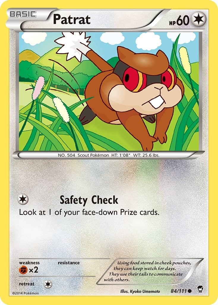 Image for Patrat (XY - Furious Fists) (84/111) - Pokemon