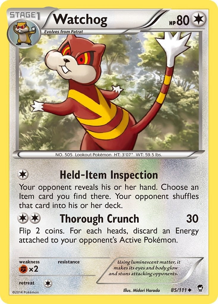 Image for Watchog (XY - Furious Fists) (85/111) - Pokemon
