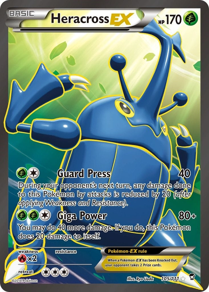 Image for Heracross EX (105 Full Art) (XY - Furious Fists) (105/111) - Pokemon