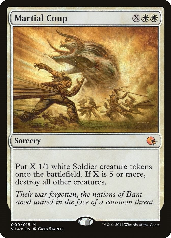 Image for Martial Coup (From the Vault: Annihilation) (9) - Magic: The Gathering