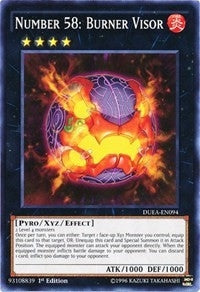 Image for Number 58: Burner Visor (Duelist Alliance) (DUEA-EN094) - YuGiOh