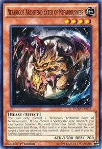 Image for Nefarious Archfiend Eater of Nefariousness (Duelist Alliance) (DUEA-EN035) - YuGiOh