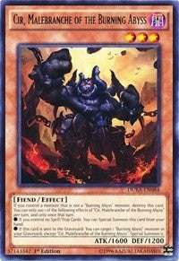 Image for Cir, Malebranche of the Burning Abyss (Duelist Alliance) (DUEA-EN084) - YuGiOh
