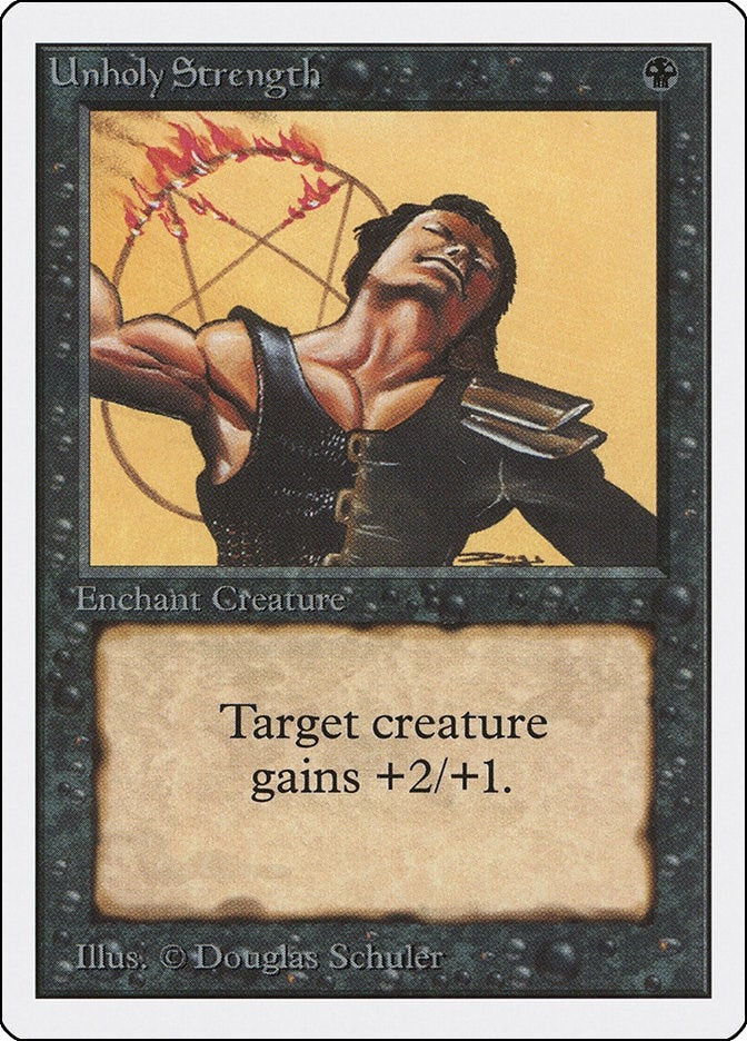 Image for Unholy Strength (Unlimited Edition) - Magic: The Gathering
