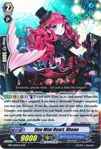 Image for Duo Mini Heart, Rhone (Black) (EB10 - Divas Duet) (EB10/005EN-B) - Cardfight Vanguard