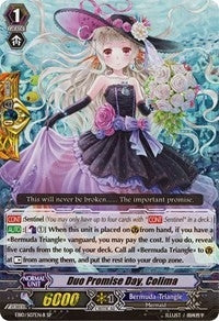 Image for Duo Promise Day, Colima (Black) (SP) (EB10 - Divas Duet) (EB10/S07EN-B) - Cardfight Vanguard