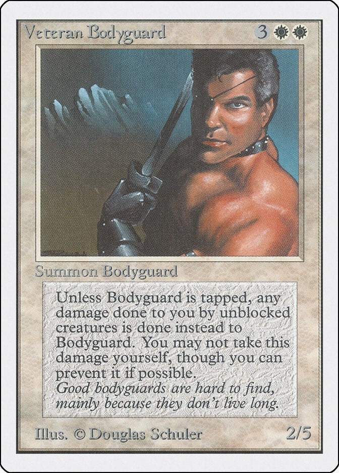 Image for Veteran Bodyguard (Unlimited Edition) - Magic: The Gathering